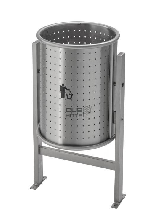 55L Brushed Stainless Garden Pewter